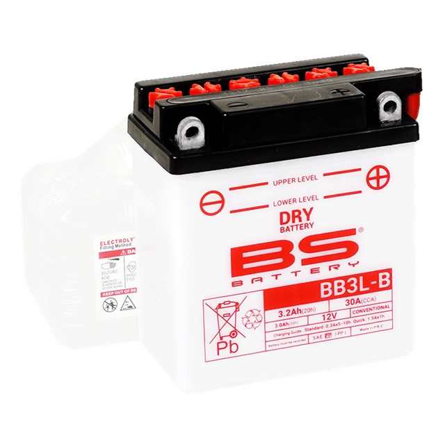 Konvencionalni akumulatori (incl.acid pack) BS-BATTERY BB3L-B (YB3L-B) Acid pack included