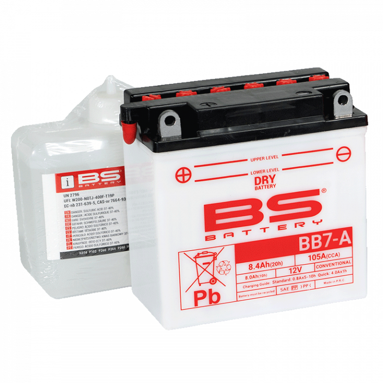 Konvencionalni akumulatori (incl.acid pack) BS-BATTERY BB7-A (YB7-A) Acid pack included