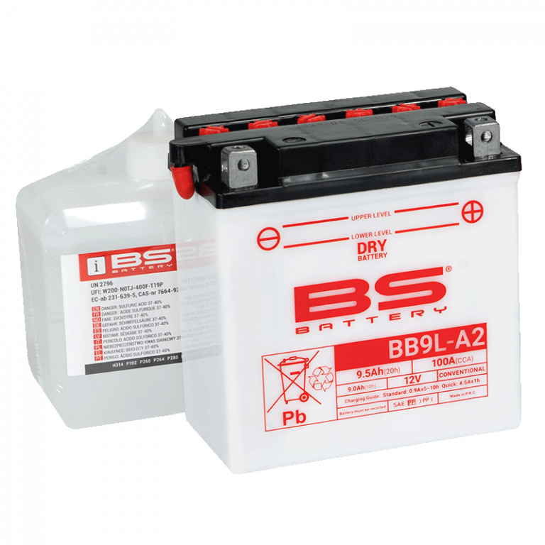 Konvencionalni akumulatori (incl.acid pack) BS-BATTERY BB9L-A2 (YB9L-A2) Acid pack included