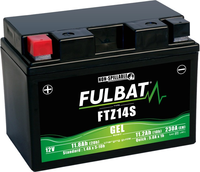 Gel battery FULBAT FTZ14S (YTZ14S)