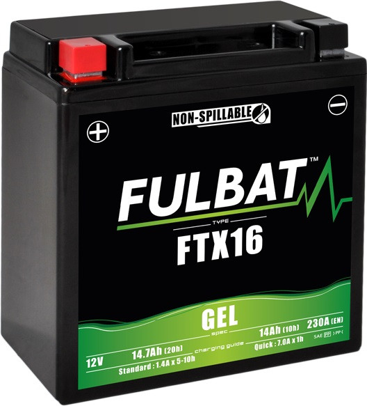Gel battery FULBAT FTX16 SLA (YTX16 SLA)