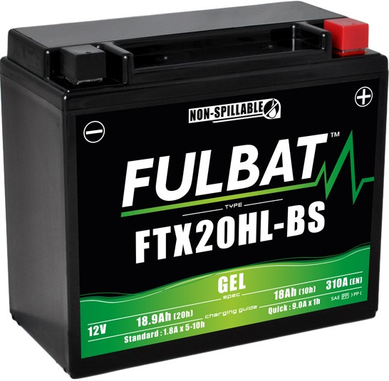 Gel battery FULBAT FTX20HL-BS GEL (YTX20HL-BS GEL)