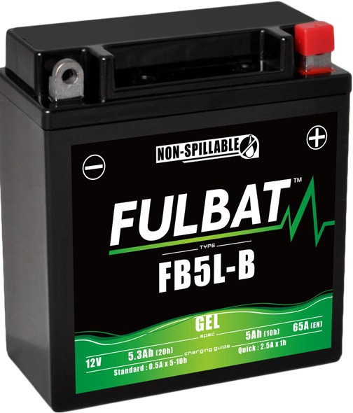 Gel battery FULBAT FB5L-B GEL (YB5L-B GEL)