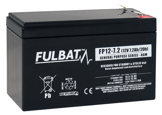 Battery FULBAT FP12-7-2