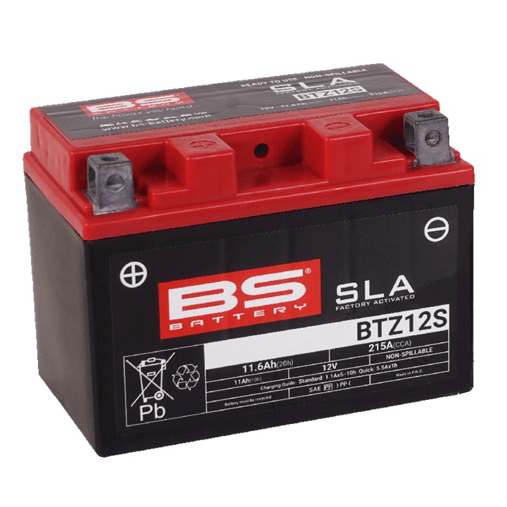 Tvorničko aktiviran akumulator BS-BATTERY BTZ12S (YTZ12S) SLA