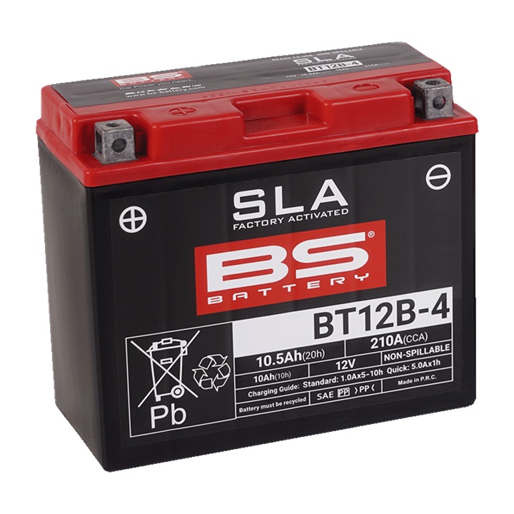 Tvorničko aktiviran akumulator BS-BATTERY BT12B-4 (YT12B-4) SLA
