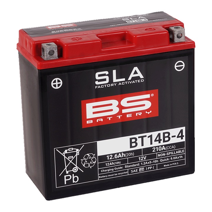 Tvorničko aktiviran akumulator BS-BATTERY BT14B-4 (YT14B-4) SLA