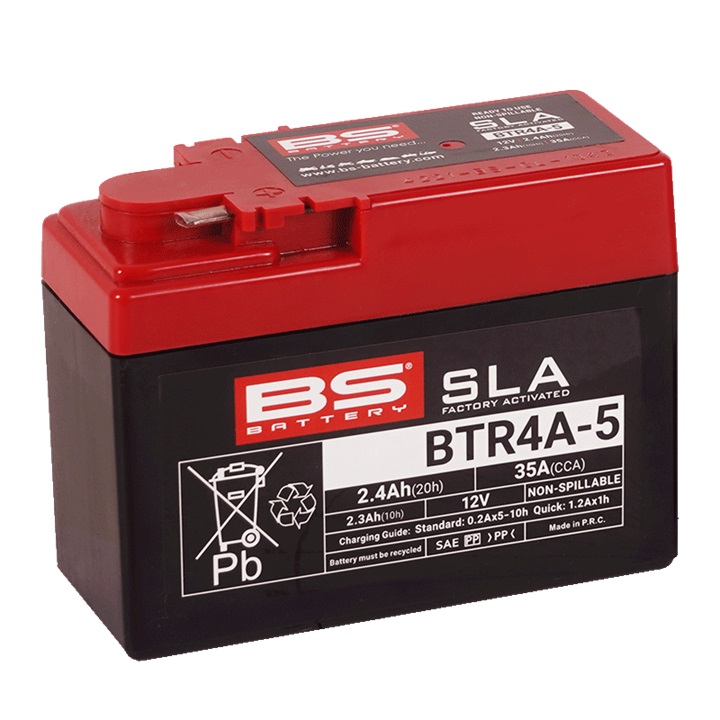 Tvorničko aktiviran akumulator BS-BATTERY BTR4A-5 (FA) (YTR4A-5 (FA)) SLA