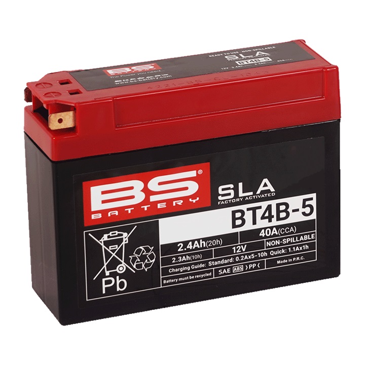 Tvorničko aktiviran akumulator BS-BATTERY BT4B-5 (FA) (YT4B-5 (FA)) SLA