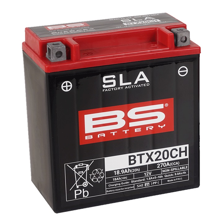 Tvorničko aktiviran akumulator BS-BATTERY BTX20CH (FA) (YTX20CH (FA)) SLA