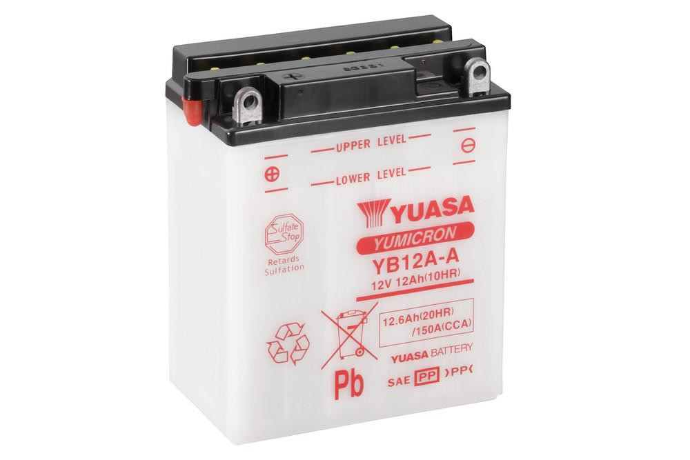 Yumicron battery NO ACID YUASA YB12A-A