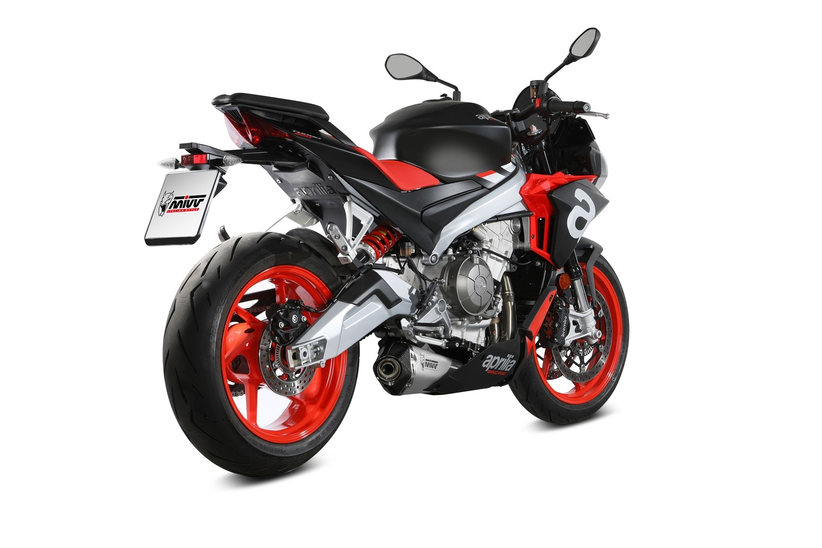 Cijeli ispušni sustav 2x1 MIVV DELTA RACE A.014.LDRX Stainless Steel for APRILIA RS 660 (Factory) 2020-2024, APRILIA Tuono 660 (Factory) 2021-2024