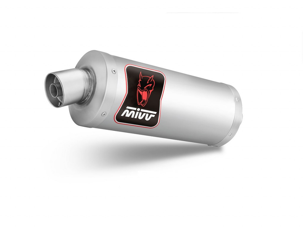 Silencer MIVV DAKAR A.017.LEKX Stainless Steel for APRILIA Tuareg 660 2022-2026