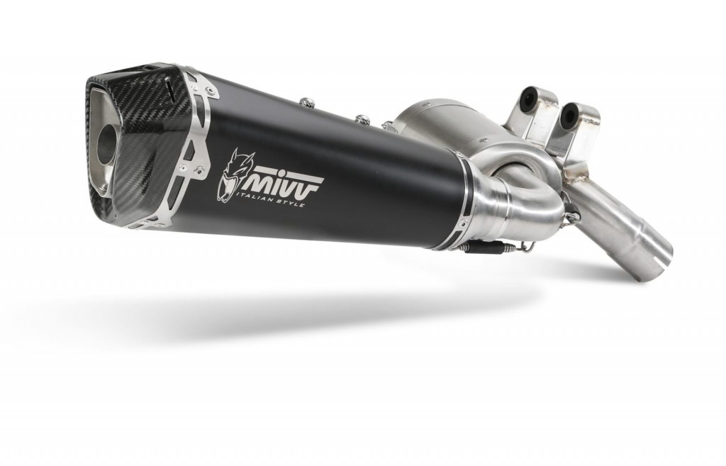Silencer MIVV DELTA RACE B.037.LDRB Black Stainless Steel for BMW F 900 XR 2020-2026
