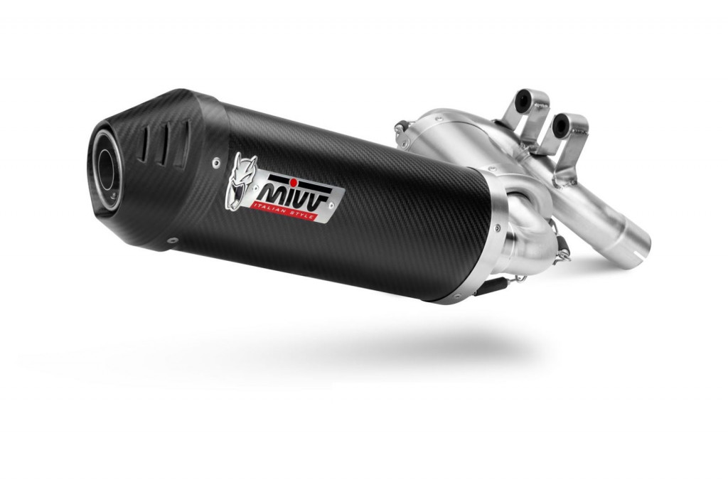 Silencer MIVV OVAL B.037.LEC Carbon / Carbon Cap for BMW F 900 XR 2020-2026