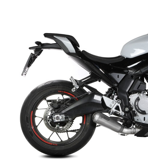 Full exhaust system 3x1 MIVV X-M1 CF.011.KC4T Titanium for CFMOTO 675 SR-R 2025-2026