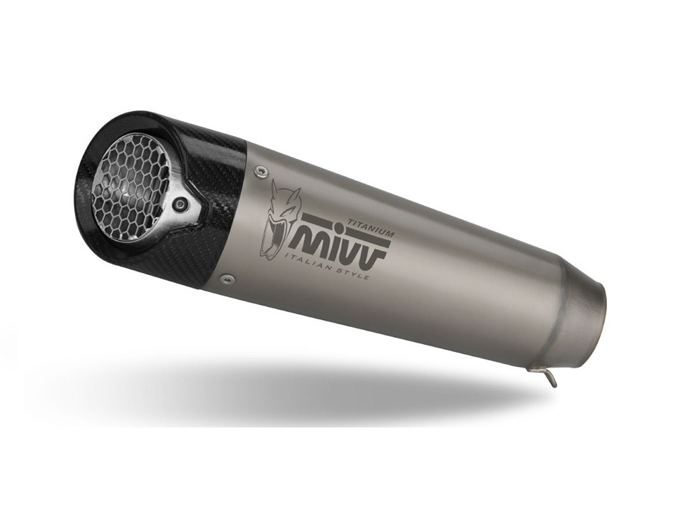 2 Silencers kit MIVV X-M5 D.055.LC5T Titanium