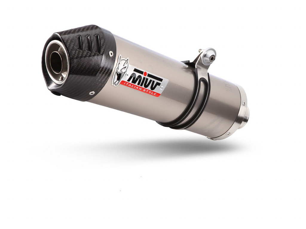 Silencer MIVV OVAL E.006.L4C Titanium / Carbon Cap