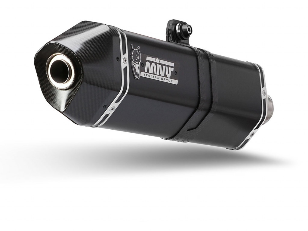 Silencer MIVV SPEED EDGE H.070.LRB Black Stainless Steel for HONDA CBR 1000 RR Fireblade 2017-2019