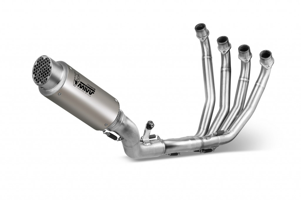 Full exhaust system MIVV GP PRO H.072.L6P Titanium for HONDA CB 650 R 2019-2023, HONDA CBR 650 R 2019-2023