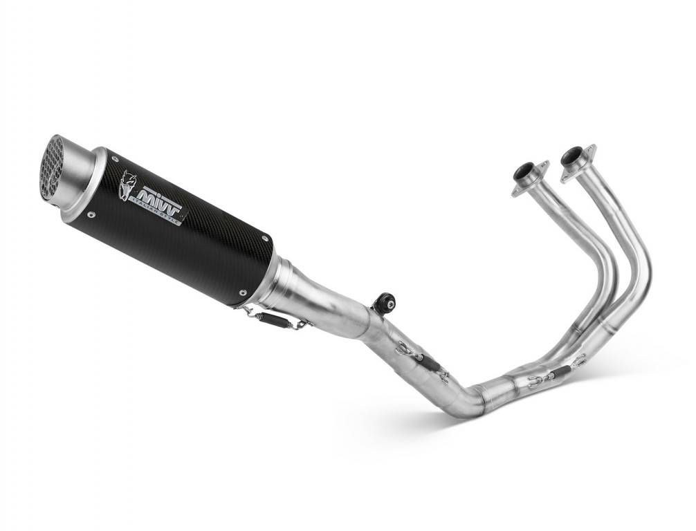 Cijeli ispušni sustav 2x1 MIVV GPpro K.044.L2P Carbon for KAWASAKI Z 650 2017-2023, KAWASAKI Ninja 650 2017-2023