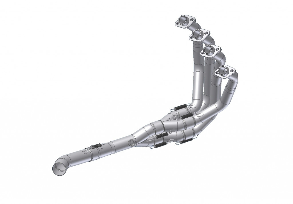 No-kat full collectors system MIVV K.045.C2 for KAWASAKI Z 900 2017-2024