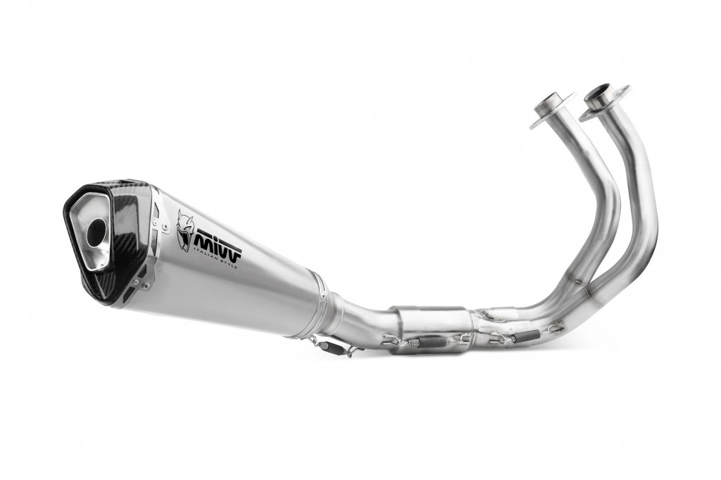 Cijeli ispušni sustav 2x1 MIVV DELTA RACE K.057.LDRX Stainless Steel