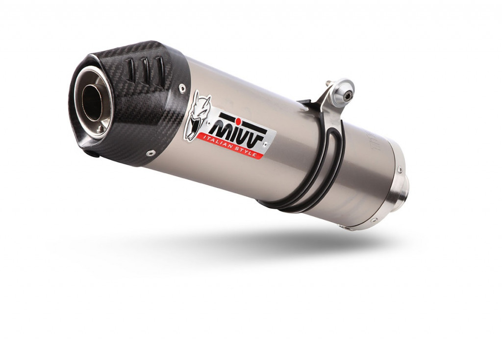 Silencer MIVV OVAL KT.023.LNC Titanium / Carbon Cap