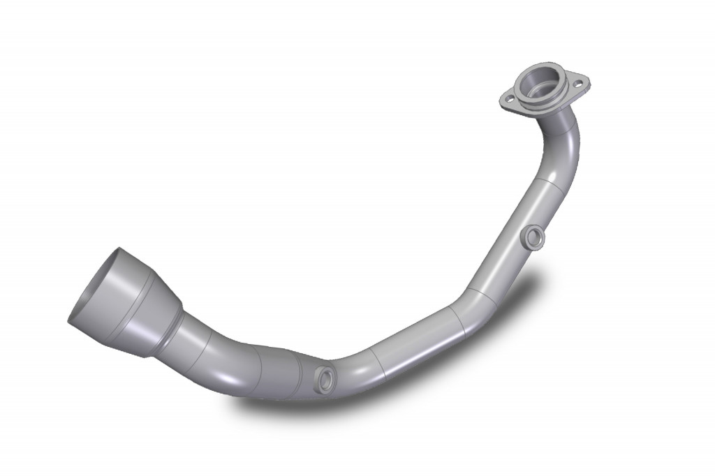 No-kat pipe MIVV KT.031.C2 for KTM Duke 125 2024-2026