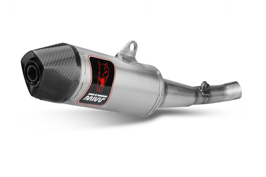 Silencer MIVV OVAL M.HO.035.S4C Titanium for HONDA CRF 250 R 2022-2024, HONDA CRF 250 RX  2022-2024