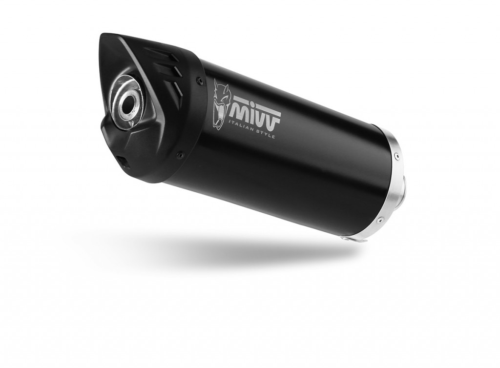 Silencer MIVV MOVER MV.PG.0005.LV Black Stainless Steel for PIAGGIO/VESPA Beverly 400 / S 2021-2024