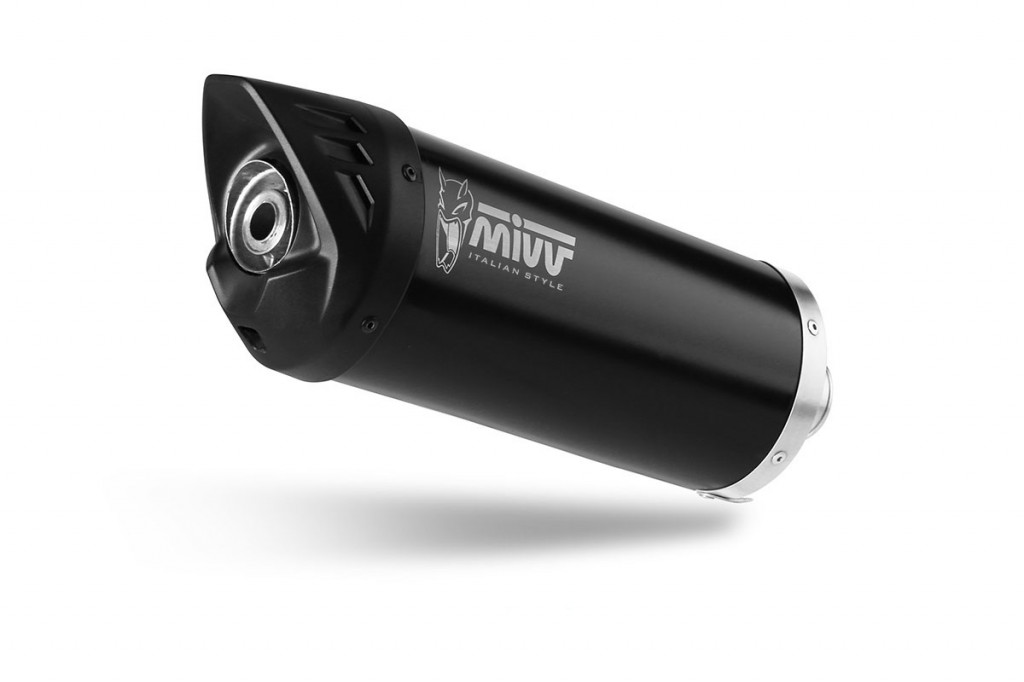 Silencer MIVV MOVER MV.YA.0002.LV Black Painted Stainless Steel for YAMAHA YP 125 X-MAX 2017-2020