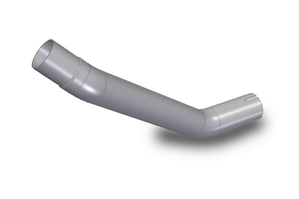No-kat pipe MIVV RE.006.C1 Stainless Steel