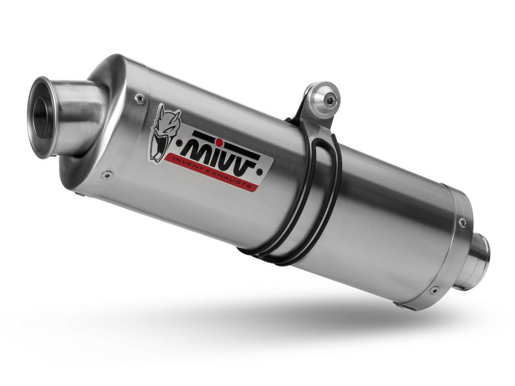 Silencer MIVV OVAL S.010.LX1 Stainless Steel SMALL for SUZUKI SV 650 / S 2003