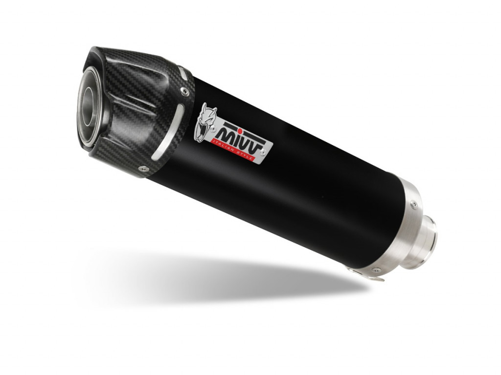 Silencer MIVV GP S.030.LXBC Black with carbon cap for SUZUKI GSF 650 Bandit / S / A 2007-2015