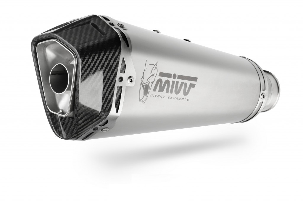 Cijeli ispušni sustav 1x1 MIVV DELTA RACE S.055.LDRX Stainless Steel / Carbon cap