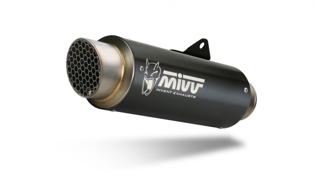 Cijeli ispušni sustav 1x1 MIVV GP PRO S.055.LXBP Steel black for SUZUKI GSX-S 125 2017-2021, SUZUKI GSX-R 125 2017-2021