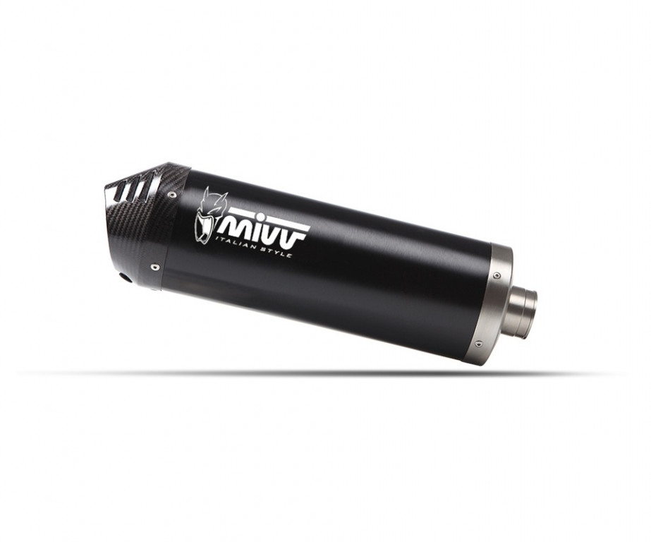 Silencer MIVV OVAL SY.004.LVC Black with carbon cap
