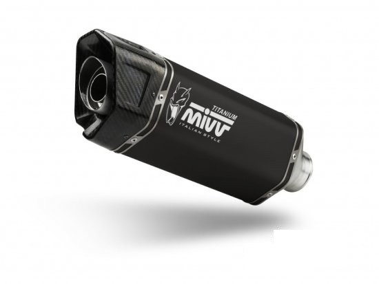 Full exhaust system 3x1 MIVV SR-1 T.026.LR1TB Black titanium for TRIUMPH Street Triple 765 / R / RS 2023-2024