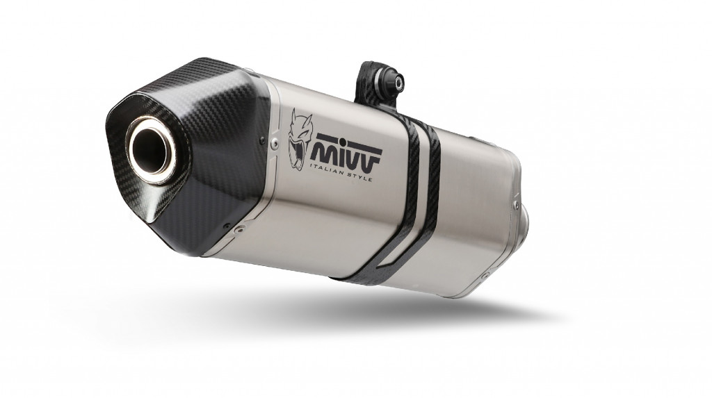 Silencer MIVV SPEED EDGE T.032.LRX Stainless Steel for TRIUMPH Tiger 850 Sport 2021-2025