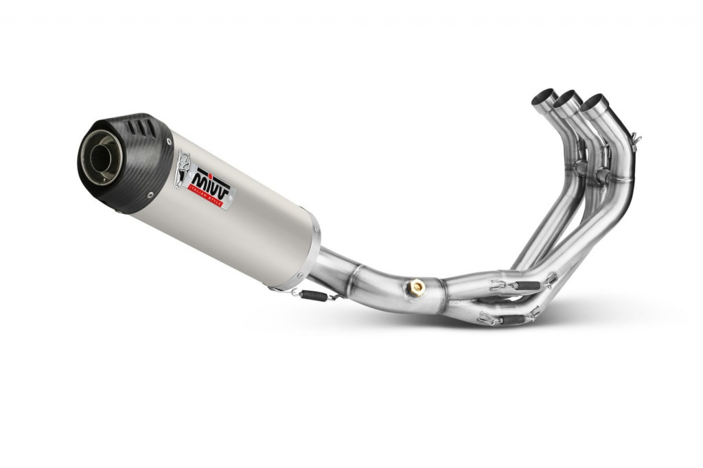 Full exhaust system 3x1 MIVV OVAL Y.042.L4C Titanium / Carbon Cap for YAMAHA MT-09 850 / 890 2013-2020