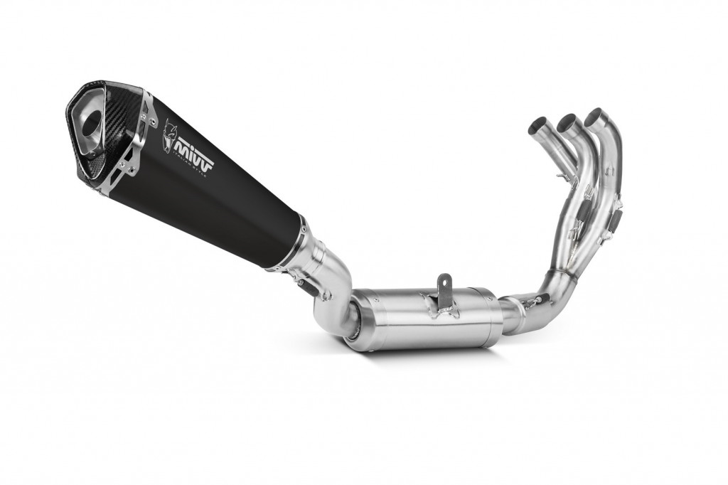 Silencer MIVV DELTA RACE Y.069.LDRB Black stainless steel for YAMAHA Tracer 9 2021-2024