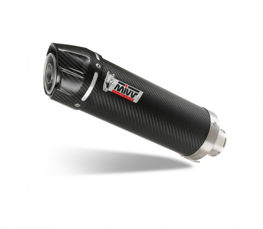 Cijeli ispušni sustav 1x1 MIVV GP Y.075.L2SC Carbon with carbon cap for YAMAHA XSR 125 2022-2024