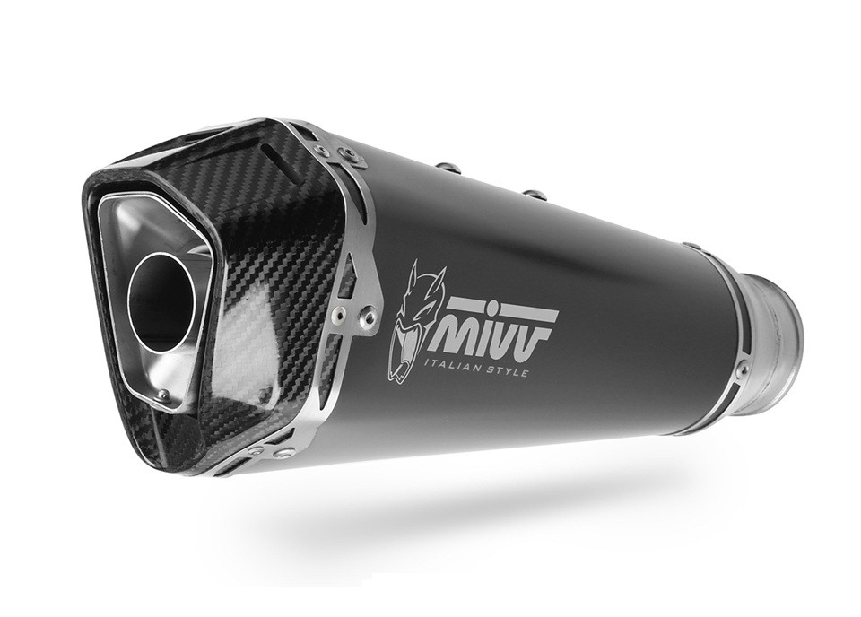Full exhaust system 3x1 MIVV DELTA RACE Y.081.LDRB Crni