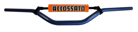 Handlebar ACCOSSATO aluminium, 28.5 mm plavi
