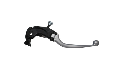 Adjustable folding lever ACCOSSATO LV020 in aluminium for Nissin radial brake master cylinder titanium