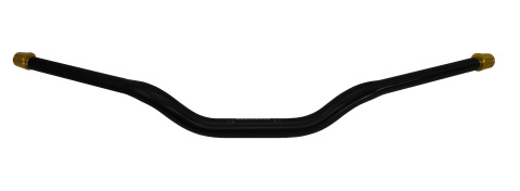 Handlebar ACCOSSATO HB183 Aluminium Made With Variable Diameter - 28.5 mm Crni