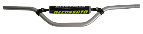 Handlebar ACCOSSATO aluminium, 22 mm silver