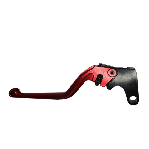 Clutch Lever ACCOSSATO ESY688 fixed CNC-worked aluminium, red
