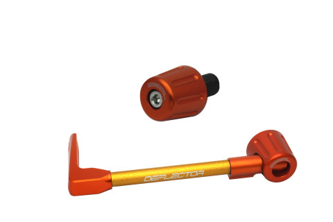 Lever guard in aluminium + right end ACCOSSATO DE005 with gold hose and joint left